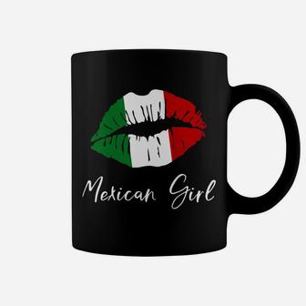 Womens Mexican Girl - Mexico Pride Latina Girl Lips Coffee Mug | Crazezy