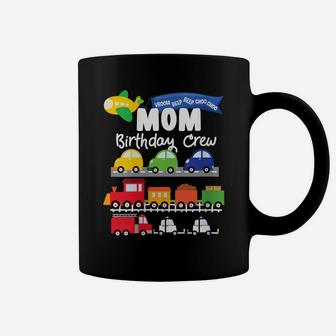 Womens Mom Transportation Birthday Airplane Cars Fire Truck Train Coffee Mug | Crazezy UK
