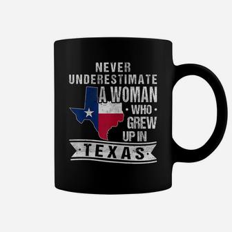 Womens Texas Flag Map Vintage Texas Girl Coffee Mug | Crazezy DE