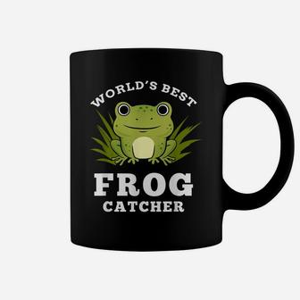 Worlds Best Frog Catcher Frog Hunting Coffee Mug | Crazezy