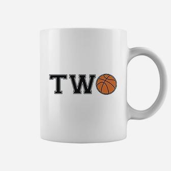 2nd Birthday Gift For Two Years Old Basketball Toddler Jersey Coffee Mug | Crazezy