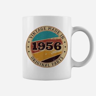 65Th Birthday Retro Vintage 65 Years Old Made In 1956 Gift Coffee Mug | Crazezy DE