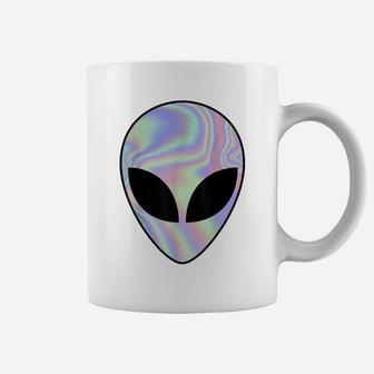 Alien Head T Shirt Colorful Alien Shirt Rave Tee Believe Ufo Coffee Mug | Crazezy CA