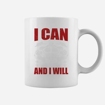 Back To The Gym I Can And I Will I Am Fitness Coffee Mug | Crazezy CA