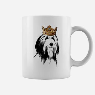 Bearded Collie Dog Wearing Crown Coffee Mug | Crazezy DE