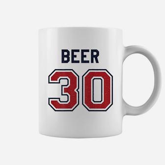 Beer 30 Athlete Uniform Jersey Funny Baseball Gift Graphic Coffee Mug | Crazezy UK