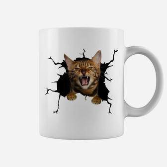 Bengal Cats Torn Cloth , Kitten Coffee Mug | Crazezy