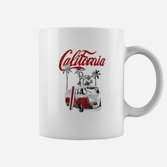 California Dreaming Beach Van And Surfboard Coffee Mug | Crazezy AU