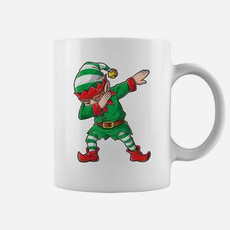 Christmas Dabbing Elf Squad Boys Kids Xmas Family Matching Coffee Mug | Crazezy