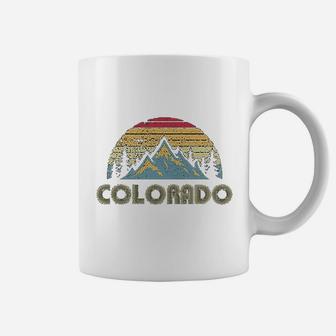 Colorado Retro Vintage Mountains Nature Hiking Coffee Mug | Crazezy