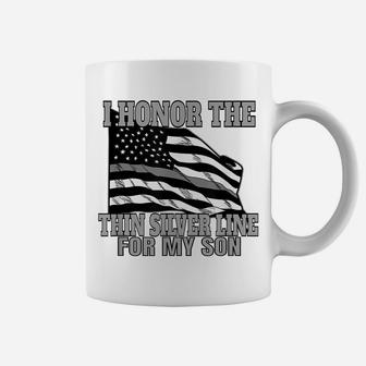 Corrections Officer Mom Dad Father Mother Flag Gift Coffee Mug | Crazezy