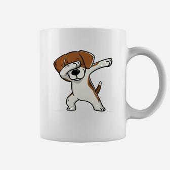 Dabbing Beagle Funny Dab Dance Dog Gif Coffee Mug | Crazezy