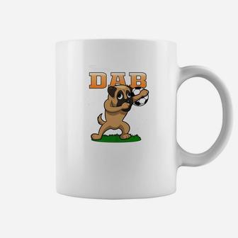 Dog Shirt Funny Soccer Dabbing Boxer Shirt Gift Coffee Mug | Crazezy UK