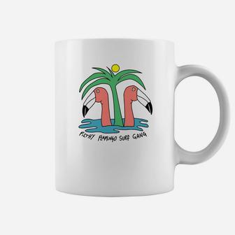 Filthy Flamingo Surf Gang Shirt, T Shirt, Tee Coffee Mug | Crazezy