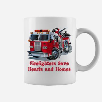 Firefighter , Fire Department Truck Tee Fireman Gift Coffee Mug | Crazezy