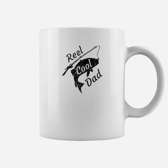 Funny Nature Lovers Gift Reel Cool Dad Fishing Coffee Mug | Crazezy
