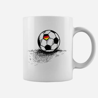 Germany Soccer Ball Flag Jersey - German Football Gift Coffee Mug | Crazezy