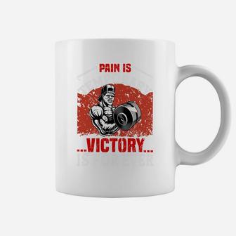 Gymnastic Pain Is Temporary Victory Is Forever Coffee Mug | Crazezy DE