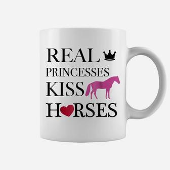 Horses, Real Princesses Kiss Horses Coffee Mug | Crazezy