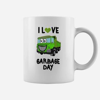 I Heart Love Garbage Day Shirt | Little Boys Kids Coffee Mug | Crazezy