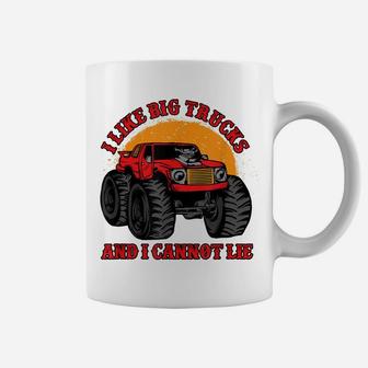 I Like Big Trucks And I Cannot Lie Monster Truck T Shirt Coffee Mug | Crazezy CA