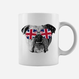 I Love London English Bulldog Uk Flag Sunglasses Souvenir Sweatshirt Coffee Mug | Crazezy UK