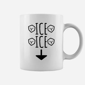 Ice Ice Pregnancy Baby Announcement Funny Coffee Mug | Crazezy