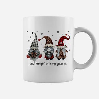 Just Hangin With My Gnomies Santa Gnome Christmas Sweatshirt Coffee Mug | Crazezy CA