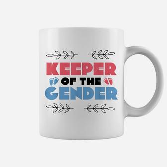 Keeper Of The Gender Reveal Baby Shower Cute Gift Coffee Mug | Crazezy CA