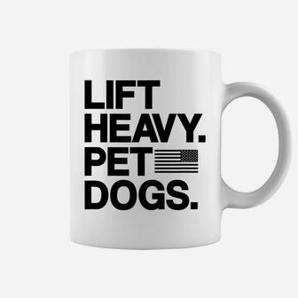 Lift Heavy Pet Dogs Gym For Weightlifters Coffee Mug | Crazezy