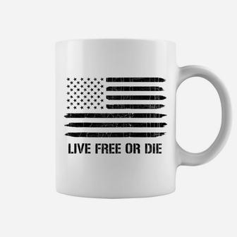 Live Free Or Die 2Nd Amendment American Flag Raglan Baseball Tee Coffee Mug | Crazezy