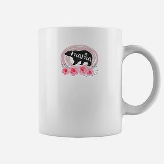 Mama Bear Cute Camping Tee For Women On Mothers Day Coffee Mug | Crazezy