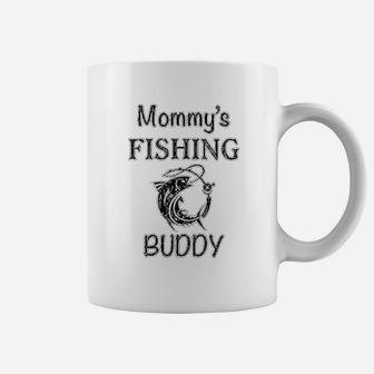 Mommy Fishing Buddy Mom Mothers Boy And Girl Coffee Mug | Crazezy