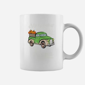 My Greatest Blessings Call Me Nana Vintage Truck Pumpkins Coffee Mug | Crazezy