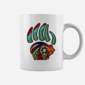 Native American Bear Claw Inspired Bear Claw Related Native Coffee Mug | Crazezy