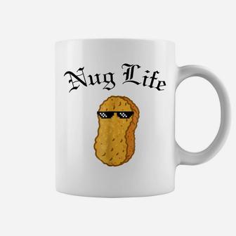 Nug Life Sunglasses , Funny Chicken Nugget Tee Coffee Mug | Crazezy