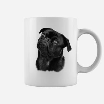 Pug Shirt For Dog Mom Dad Gift Funny Cute Black Pug Coffee Mug | Crazezy