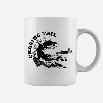 Rabbit Hunter - Beagles - Chasing Tail - Hunting Cottontail Coffee Mug | Crazezy