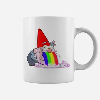 Rainbow Puking Gnome Gravity Inspired Big Dipper Falls Tee Coffee Mug | Crazezy