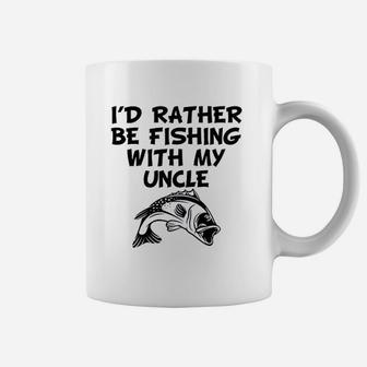 Really Awesome Id Rather Be Fishing With My Uncle Funny Coffee Mug | Crazezy UK