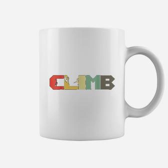 Retro Rock Climbing Gift I Vintage Climber Mountaineer Coffee Mug | Crazezy