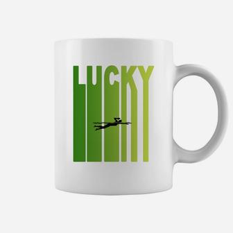 St Patricks Day Lucky Swimming Funny Sport Lovers Gift Coffee Mug | Crazezy
