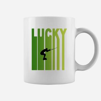 St Patricks Day Lucky Water Skiing Funny Sport Lovers Gift Coffee Mug | Crazezy