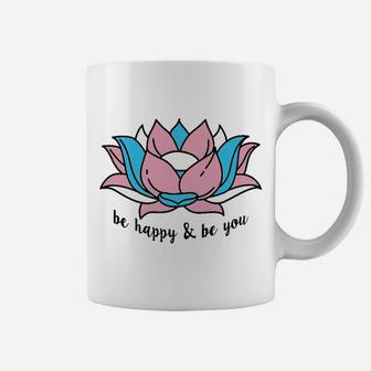 Transgender Pride Flag Lotus Flower Lgbt Gift Yoga Lovers Sweatshirt Coffee Mug | Crazezy