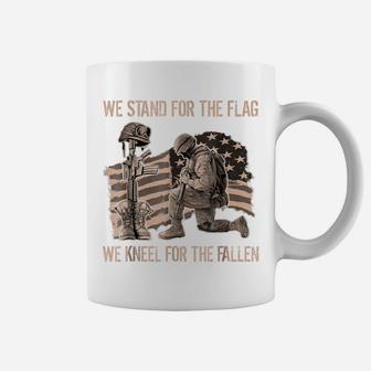 Usa Veteran Stand For The Flag, Kneel For The Fallen Coffee Mug | Crazezy