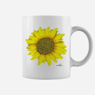 Virginia Wright Sunflower Floral Graphic Coffee Mug | Crazezy