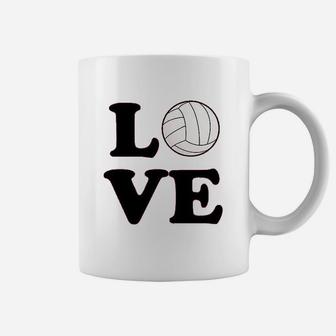 Volleyball Love Team Player Cute Fan Coffee Mug | Crazezy