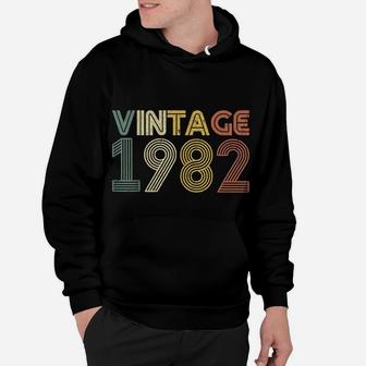 37Th Birthday T Shirt Gift Vintage 1982 Classic Men Women Hoodie | Crazezy