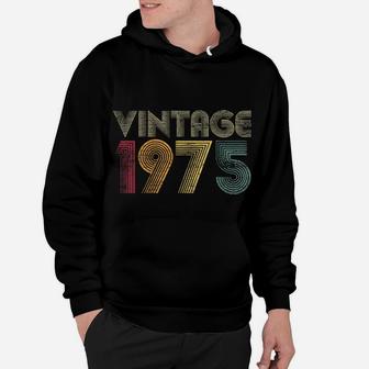 44Th Birthday Gifts Year Old - Vintage 1975 Hoodie | Crazezy