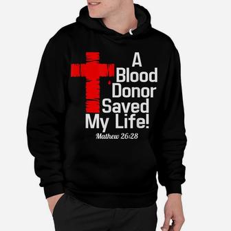A Blood Donor Save My Life T-Shirt Hoodie | Crazezy AU